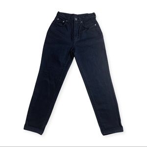 DOLCE & GABBANA Vintage Black High Waisted  Mom Jeans Size 25